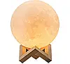 Настільний світильник Magic 3D Moon Light 18 см, 3d світильник місяць, Лампа нічник, 3d світильник місяць, фото 11