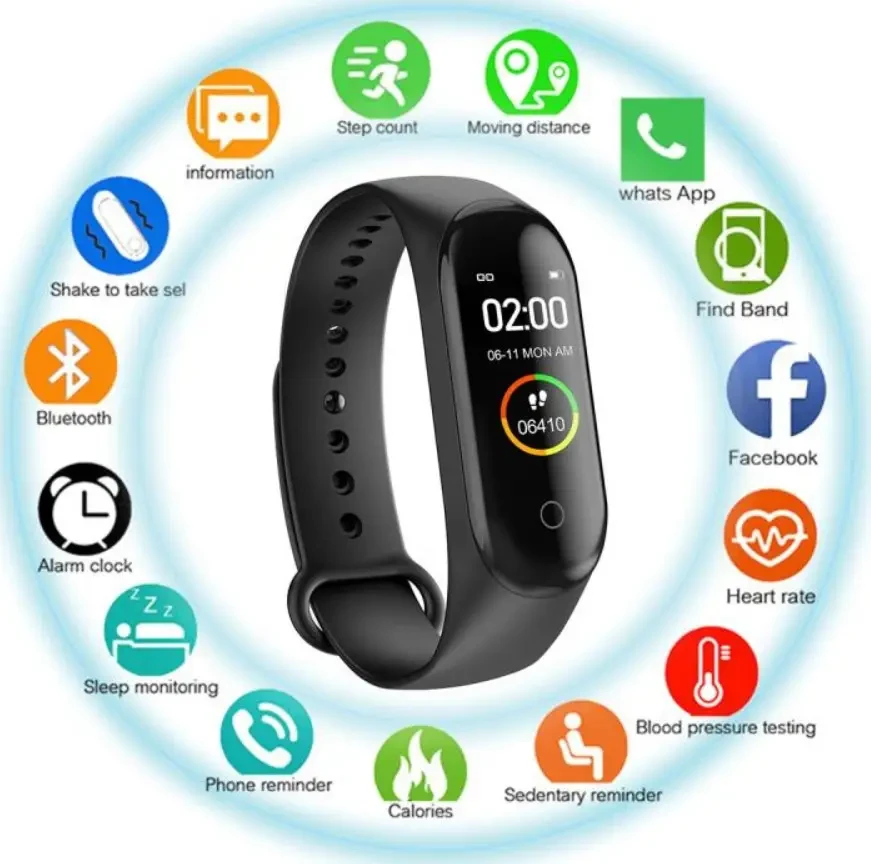 Фитнес-браслет Smart Band M3 | Часы для фитнеса | Фитнес-трекер - фото 7 - id-p1400564449