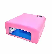 УФ Лампа JD-818 mini, 36 Вт, Сушарка для шелаку, Лампа для манікюру та педикюру, Лампа для манікюру та педикюру, фото 4