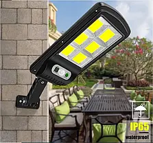 Вуличний ліхтар Solar light BL BK 818-6 COB, Світлодіодний ліхтар, Настінний ліхтар, фото 4