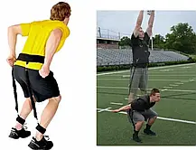 Тренажер Vertical High Jump Trainer, Фітнес тренажер для дому, Еспандер для стрибків, фото 6