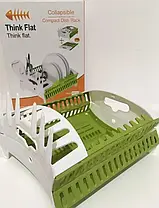 Сушарка для посуду Think Flat складна, Кухонна сушарка для посуду, Сушарка для посуду, Посудосушка, фото 6