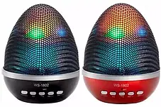 Портативна Bluetooth колонка WSTER WS-1802 FM, Блютуз колонка, Колонка для музики, Колонка для музики, фото 3