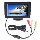 Дисплей LCD 4.3" для двох камер 043, Монітор для камери заднього виду, Автомобільний монітор для камери, Автомобільний монітор для, фото 8