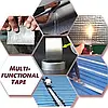 Стрічка скотч 1мм x 20см x 5м burylwaterproof tape, Надміцна стрічка, Водонепроникний скотч, фото 6