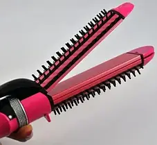 Багатофункціональна випрямляч для волосся Nova 3 в 1 Hair Care Stylers, Плойка-стайлер, фото 3