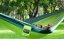Туристичний гамак із москітною сіткою Hammock Net Green, Підвісний гамак, фото 4