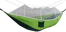 Туристичний гамак із москітною сіткою Hammock Net Green, Підвісний гамак, фото 5