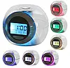 Електронний настільний годинник з підсвічуванням 7 Color Changing Alarm Clock, Годинники з будильником, фото 11