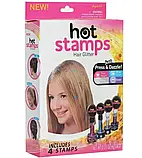 Фігурні тату-печатки для волосся Hot Stamps Hair Glitter, Гліттер для волосся, фото 4