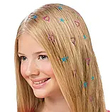 Фігурні тату-печатки для волосся Hot Stamps Hair Glitter, Гліттер для волосся, фото 5