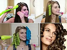 Чарівні бігуді для волосся Hair Wavz, Бігуді для завивки, Спіральні бігуді для волосся, Спіральні бігуді для волосся, фото 6