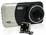 DVR ST 503/z14a 1080P 4" з двома камерами, Автомобільний відеореєстратор, Реєстратор в машину, фото 8