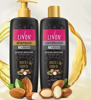 Кондиціонер TM Livon Conditioner for dry hair інтенсивне зволоження для сухого волосся, 150 мл, фото 4