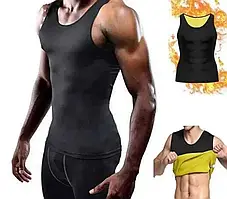 Майка спортивна для схуднення Hot Shapers розмір 3XL та інші S-4XL, Чоловіча стягуюча майка, фото 3