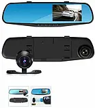 DVR L 9000 дзеркало з двома камерами, Реєстратор в машину, Автореєстратор, фото 3