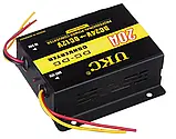 Перетворювач напруги DC/DC 24V-12V 20A, Автомобільний інвертор, Понижувальний перетворювач, фото 4