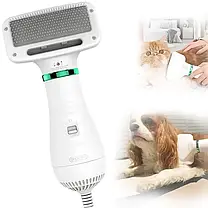 Пилосос-гребінець для шерсті PET GROOMING DRYER, Гребінець для собак і котів, фото 5