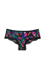 Трусики Victoria's Secret Lace-Trim Cheeky Panty Moonlit Tropic M