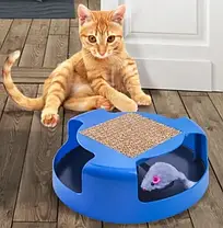 Дряпка-іграшка для котів і кошенят Cat Mouse Chase Toy, Котяча іграшка, фото 3