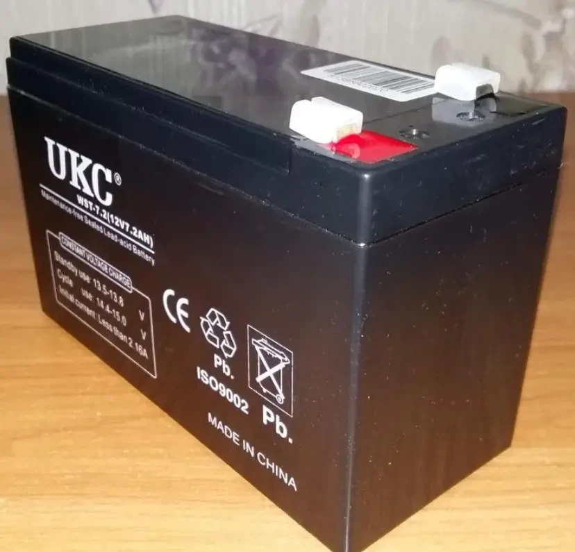 Аккумулятор BATTERY 12V 7A UKC | Аккумуляторная батарея 12В | Герметичный аккумулятор - фото 3 - id-p1573314943