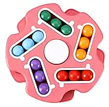 Дитячий розвиваючий обертовий чарівний спіннер, Іграшка-антистрес, Головоломка для дітей, що обертається, фото 10