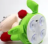 М'яка іграшка-антистрес PUNCH ME "Вдар мене" Зелена, Смішна іграшка на присосках, фото 5