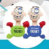 М'яка іграшка-антистрес PUNCH ME "Вдар мене" Зелена, Смішна іграшка на присосках, фото 8