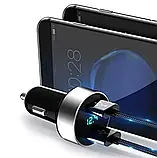 Адаптер CAR USB HC6, Автомобільний зарядний пристрій для телефону, навігатора, камери, фото 4