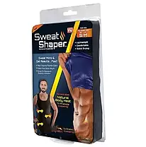 Чоловіча майка для схуднення Sweat Shaper, Одяг для схуднення для чоловіків, Чоловіча стягувальна майка, фото 3