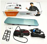DVR A29 touchscreen HD1080 дзеркало з двома камерами, Реєстратор в машину, Автореєстратор, фото 5