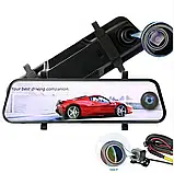 DVR A29 touchscreen HD1080 дзеркало з двома камерами, Реєстратор в машину, Автореєстратор, фото 10