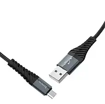 Кабель HOCO COOL DATA CABLE X 38 MICRO | Шнур для зарядки і передачі даних | USB кабель для телефону, фото 3