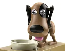Собака-скарбничка My Dog Piggy Вапк КОРИЧНЕВА, Скарбничка для дітей, фото 3