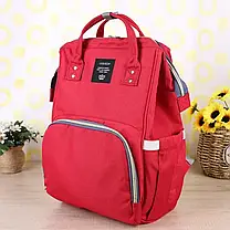Сумка для мам MOTHER BAG ЧЕРВОНА, Мамський рюкзак, фото 4
