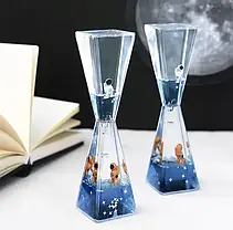 Плаваютий таймер Floating Timer, Пісочний годинник з масляною рідиною, фото 3