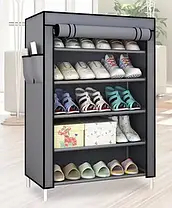 Стелаж для зберігання взуття Combination Shoe Frame FH-5556, Полиця для взуття, Стійка під взуття, фото 3