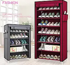 Стелаж для зберігання взуття Combination Shoe Frame FH-5556, Полиця для взуття, Стійка під взуття, фото 4