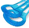 Двосторонній масажер-мочалка Dual Sided Back Scrubber, Силіконова мочалка для тіла, фото 8