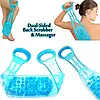 Двосторонній масажер-мочалка Dual Sided Back Scrubber, Силіконова мочалка для тіла, фото 9