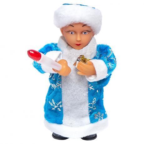 Іграшка механічна "Снігуронька" з музикою та світиться 18 см СХ-13 KNZ