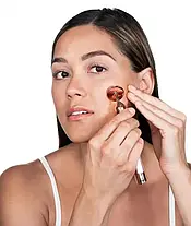 Вібромасажер для обличчя Flawless Contour, Роликовий масажер для обличчя, Ліфтинг масажер, фото 5