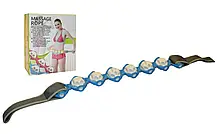 Роликовий масажер Massage Rope, Ручний масажер для тіла, фото 5