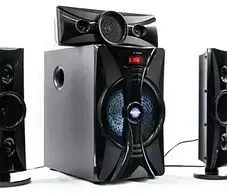 Акустична система 3.1 із сабвуфером UF-DC6031 USB/SD/FM/Bluetooth, Домашня акустика, фото 4