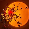 Лампа LED для селфі ефект сонця 23 см, Кругла світлодіодна лампа для фото Sunset Lamp, фото 8