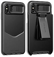 Протиударний чохол з кліпсою Tech21 Evo Max для iPhone X / iPhone XS / iPhone 10 (5.8") Black (T21-6178)