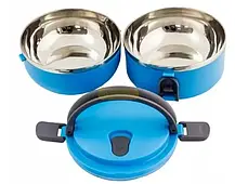 Переносна ємність для зберігання продуктів Lunch Box Two Layers (два контейнери), Ланчбокс для їжі, фото 6