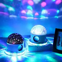 Диско-куля LED Crysal Magic Ball Light BLUETOOTH, Лампа світломузика, Світломузика, фото 5
