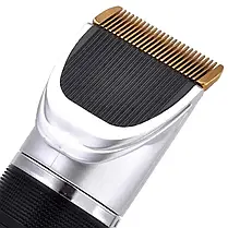 Машинка для стрижки волосся Gemei GM-550, Тример акумуляторний, фото 6