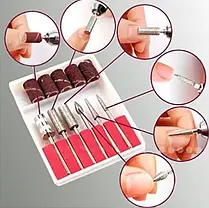 Фрезер для манікюру Manicure Pedicure set Mercedes 2000, Апарат для манікюру та педикюру, фото 6